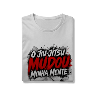 Nome do produto Camiseta Jiu Jitsu Algodão O Jiu Jitsu Mudou Minha Mente