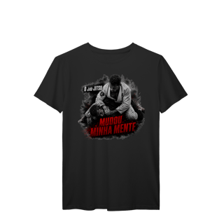 Nome do produto Camiseta Jiu Jitsu Algodão Mudou Minha Mente Lutadores Tatame