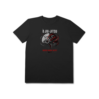 Nome do produto Camiseta Jiu Jitsu Algodão Mudou Minha Mente Cérebro Arte Suave