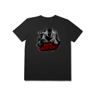 Nome do produto Camiseta Jiu Jitsu Algodão Mudou Minha Mente Lutadores Tatame