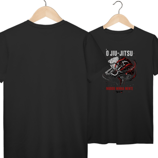 Nome do produto Camiseta Jiu Jitsu Algodão Mudou Minha Mente Cérebro Arte Suave