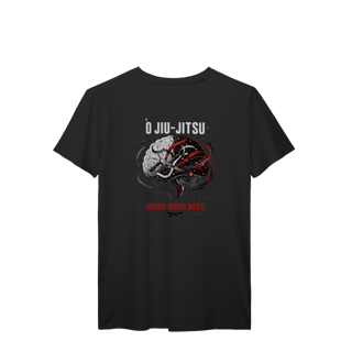 Nome do produto Camiseta Jiu Jitsu Algodão Mudou Minha Mente Cérebro Arte Suave