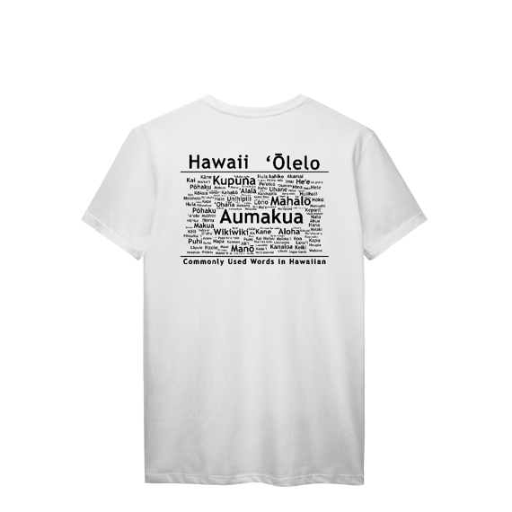 Camiseta Manga Curta Branco Olelo