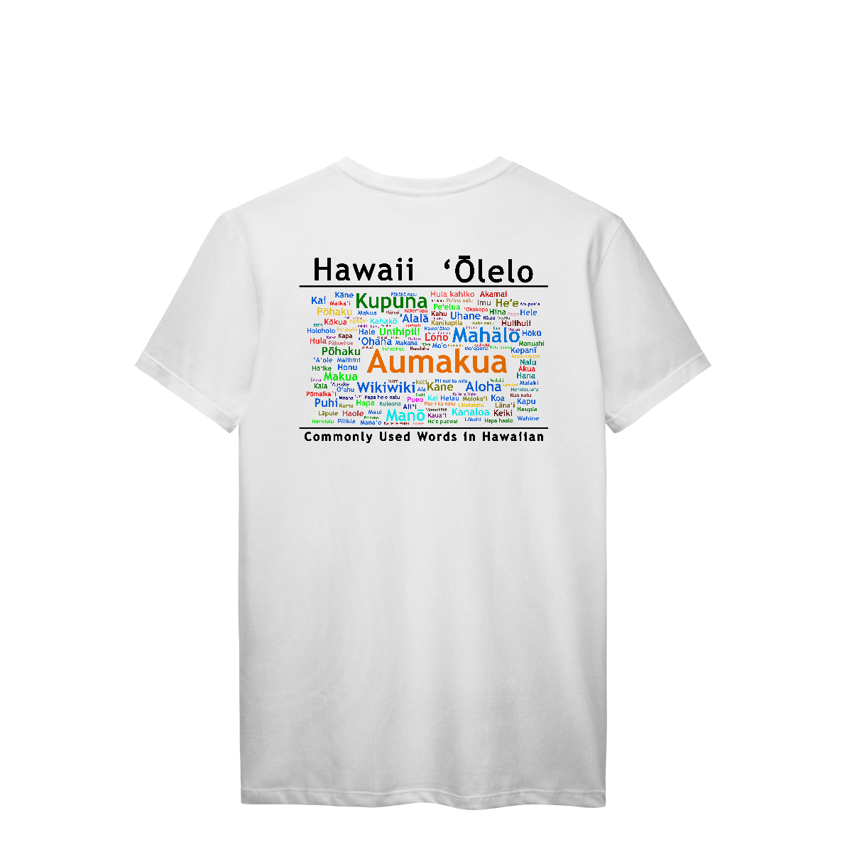 Nome do produto: Camiseta Manga Curta Branco Olelo Cores