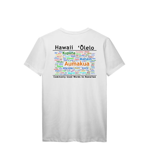 Camiseta Manga Curta Branco Olelo Cores