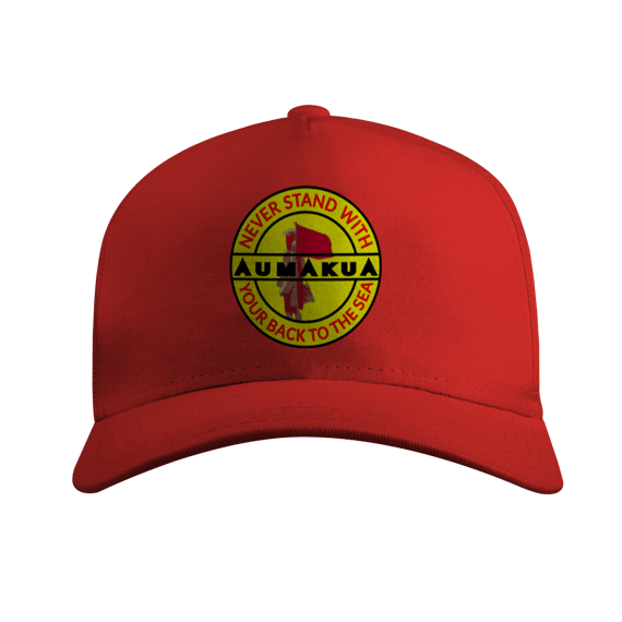 Boné Americano com Tela Vermelho Lifeguard