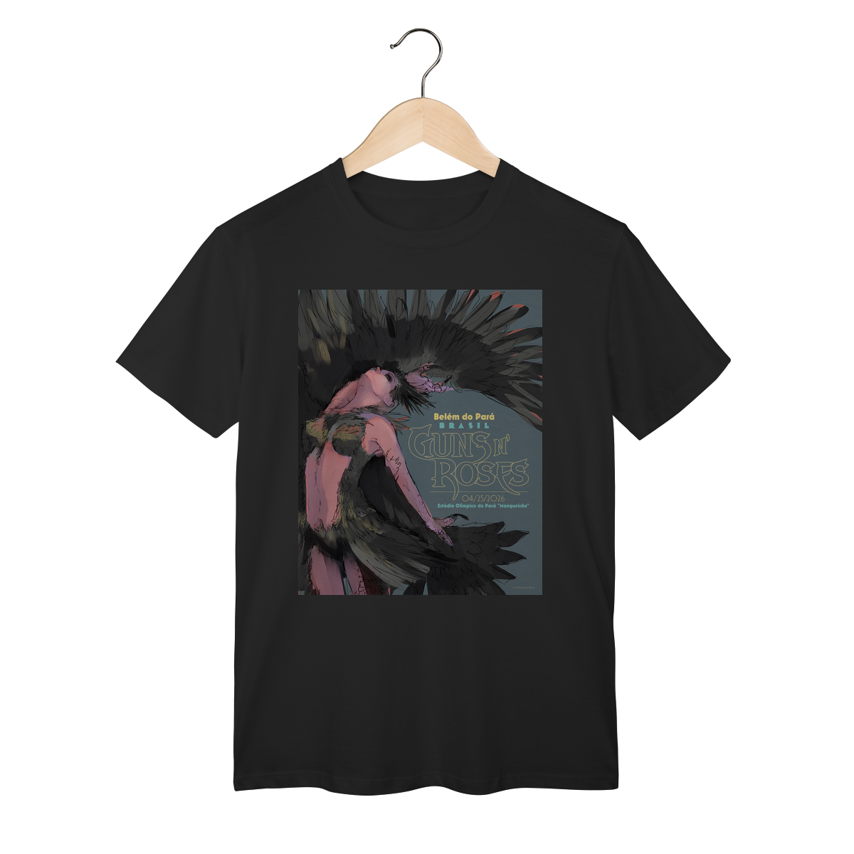 Nome do produto: Camiseta - Guns N\' Roses Belém do Pará 2026