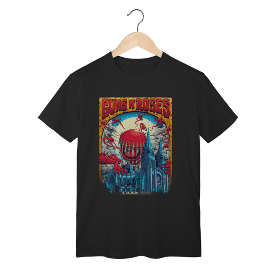Camiseta - Guns N' Roses Fortaleza 2026