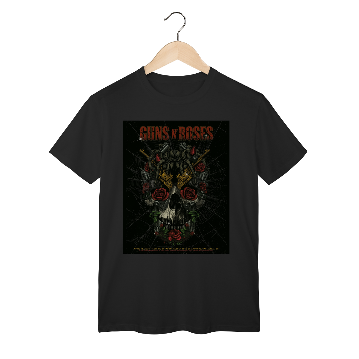 Nome do produto: Camiseta - Guns N\' Roses Cariacica 2026