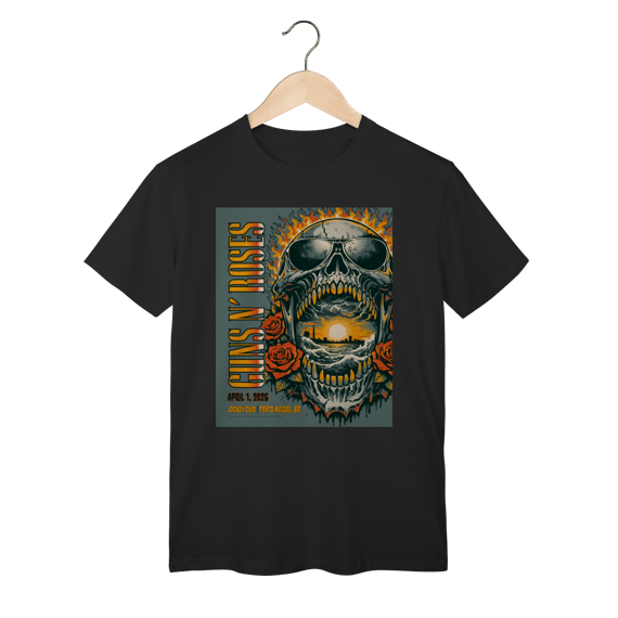 Camiseta - Guns N' Roses Porto Alegre 2026