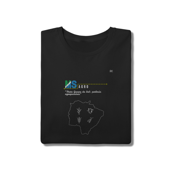 Camiseta Quality Preta – Mato Grosso do Sul Agro
