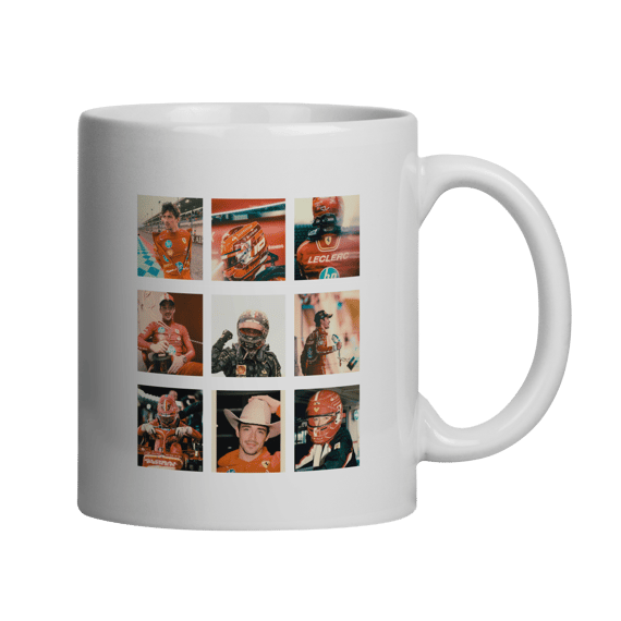 Caneca Charles Leclerc – Racing Heritage (Edição Retrô)