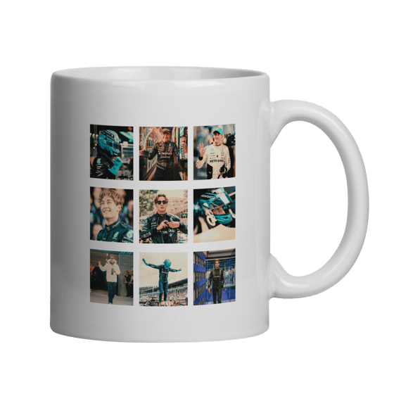 Caneca George Russell – Racing Heritage (Edição Retrô)