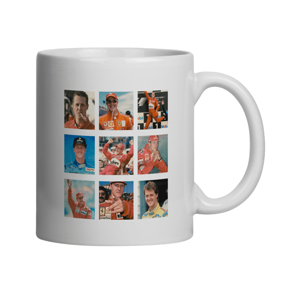 Caneca Michael Schumacher – Racing Heritage (Edição Retrô)