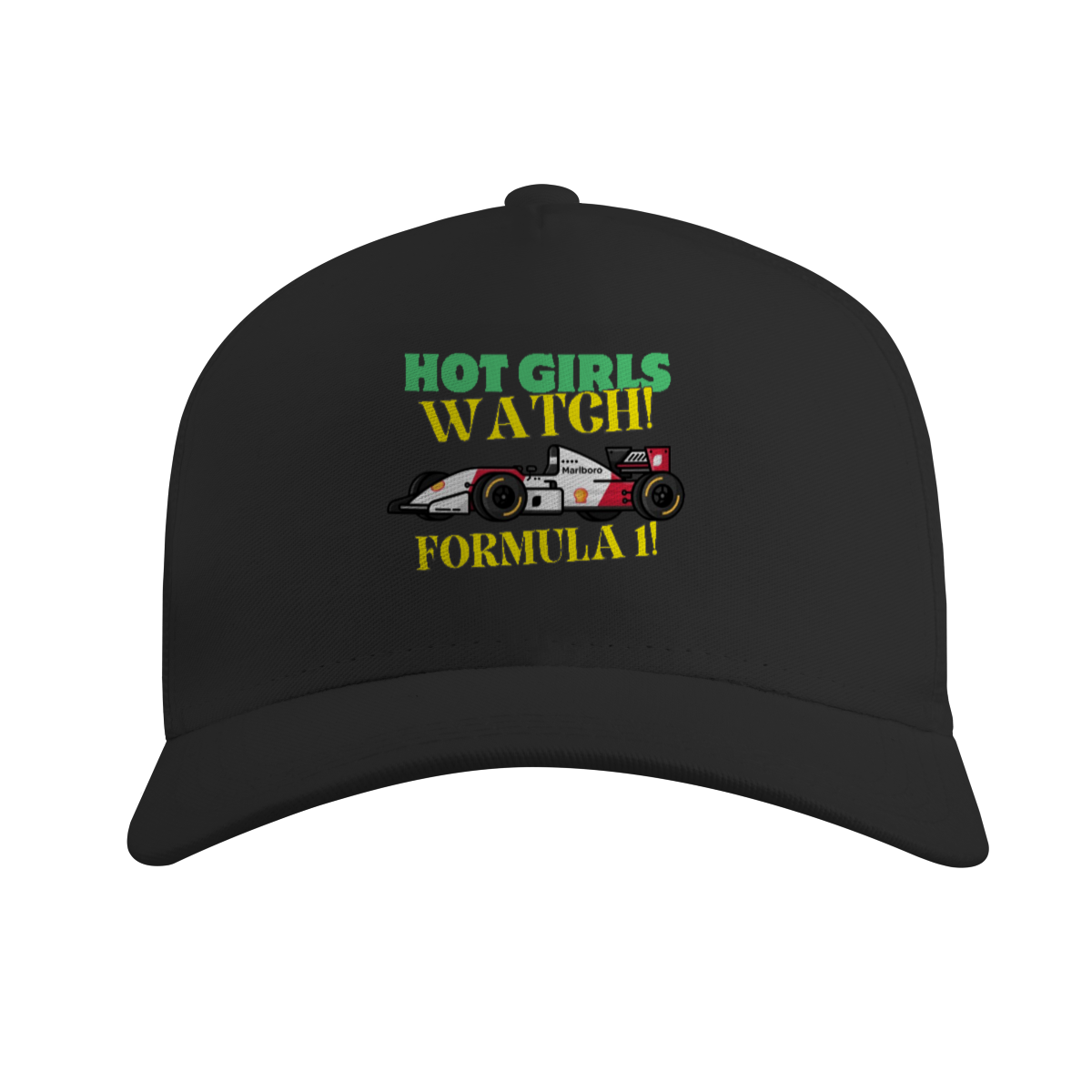 Nome do produto: Boné Hot Girls Watch Formula 1 – Estilo F1 Feminino