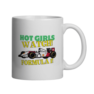 Caneca Hot Girls Watch Formula 1 | Estilo F1 Feminino