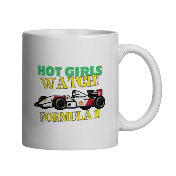 Caneca Hot Girls Watch Formula 1 | Estilo F1 Feminino