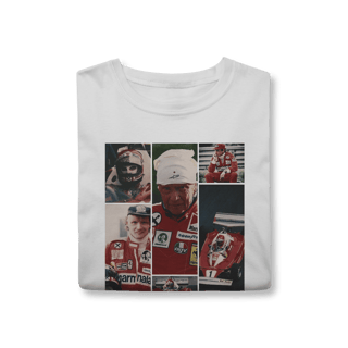 Nome do produtoCamiseta Drive to Style – Niki Lauda | Legado de Coragem na F1