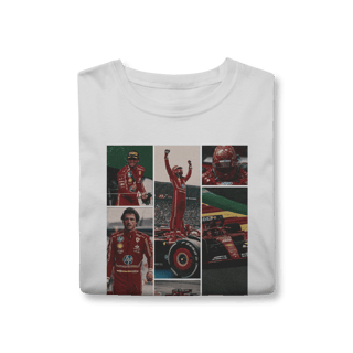 Nome do produtoCamiseta Drive to Style – Carlos Sainz | Estilo e Fúria Ferrari