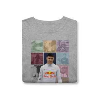Nome do produtoCamiseta Isack Hadjar – The Eras | Estilo para quem aposta no futuro da F1