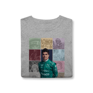 Nome do produtoCamiseta Lance Stroll – The Eras | Estilo e trajetória na F1 moderna