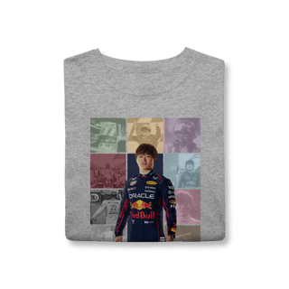 Nome do produtoCamiseta Yuki Tsunoda – The Eras | O furacão do paddock