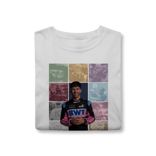Nome do produtoCamiseta Pierre Gasly – The Eras | Coração francês na pista