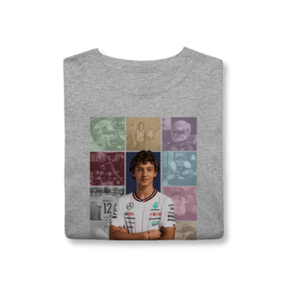Nome do produtoCamiseta Kimi Antonelli – The Eras | O futuro tem nome