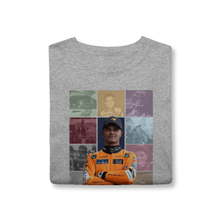 Nome do produtoCamiseta Lando Norris The Eras | A evolução da McLaren