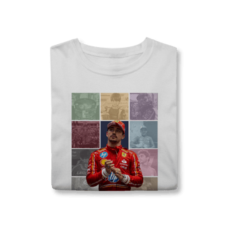 Nome do produtoCamiseta Charles Leclerc – The Eras | O Príncipe de Mônaco