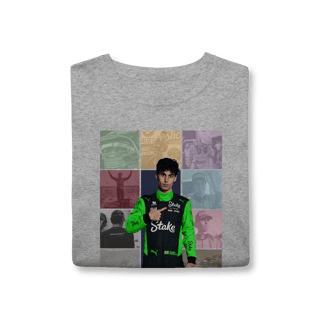 Nome do produtoCamiseta Gabriel Bortoleto – The Eras | O Próximo Capítulo do Brasil na F1