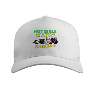 Nome do produtoBoné Hot Girls Watch Formula 1 – Estilo F1 Feminino