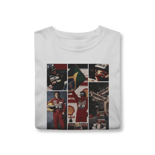 Nome do produtoCamiseta Drive to Style – Ayrton Senna | Estilo e História nas Pistas