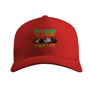 Nome do produtoBoné Hot Girls Watch Formula 1 – Estilo F1 Feminino