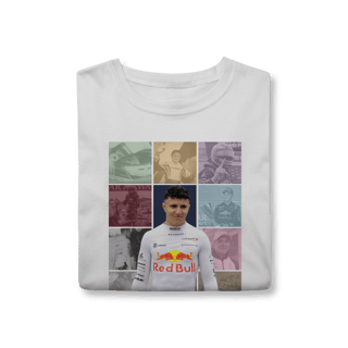 Nome do produtoCamiseta Isack Hadjar – The Eras | Estilo para quem aposta no futuro da F1