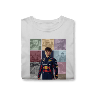Nome do produtoCamiseta Yuki Tsunoda – The Eras | O furacão do paddock
