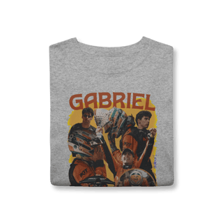 Nome do produtoCamiseta Gabriel Bortoleto – Rumo ao Topo