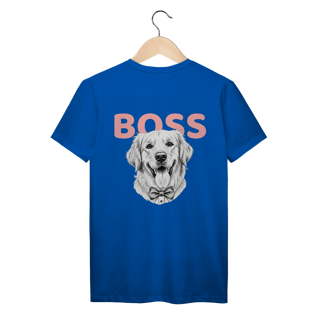 Nome do produto T-Shirt Prime Golden Boss – Golden Retriever Estiloso