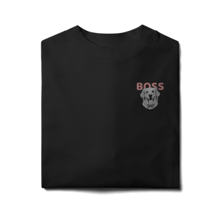 Nome do produto Camisa Oversized Golden Boss – Golden Retriever Estiloso