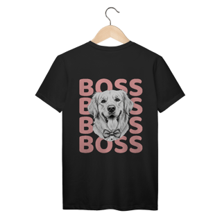 Nome do produto T-Shirt Prime Golden Boss – Golden Retriever Estiloso
