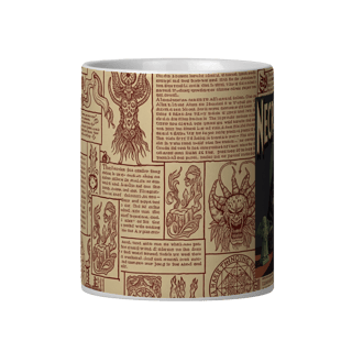 Nome do produto Caneca Necronomigato - Lovecraft & Cat Lovers
