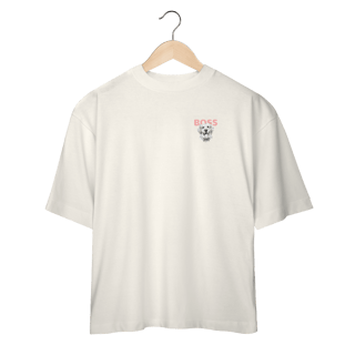 Nome do produto Camisa Oversized Golden Boss – Golden Retriever Estiloso