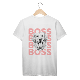 Nome do produto T-Shirt Prime Golden Boss – Golden Retriever Estiloso