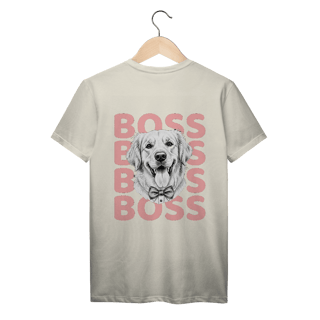 Nome do produto T-Shirt Prime Golden Boss – Golden Retriever Estiloso