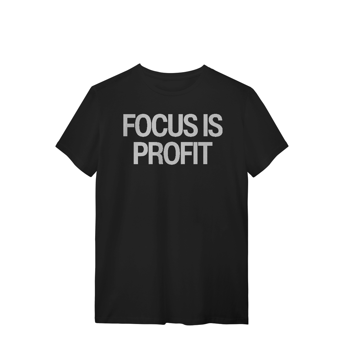 Nome do produto: Camiseta Unissex - FOCUS IS PROFIT
