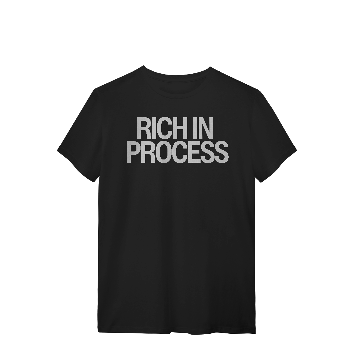 Nome do produto: Camiseta Unissex - RICH IN PROCESS