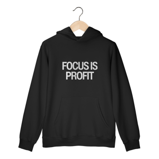 Nome do produto Moletom Unissex - FOCUS IS PROFIT