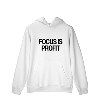 Nome do produto Moletom Unissex - FOCUS IS PROFIT