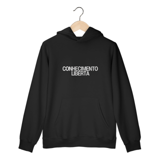 Nome do produto Moletom Unissex - CONHECIMENTO LIBERTA