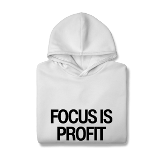 Nome do produto Moletom Unissex - FOCUS IS PROFIT